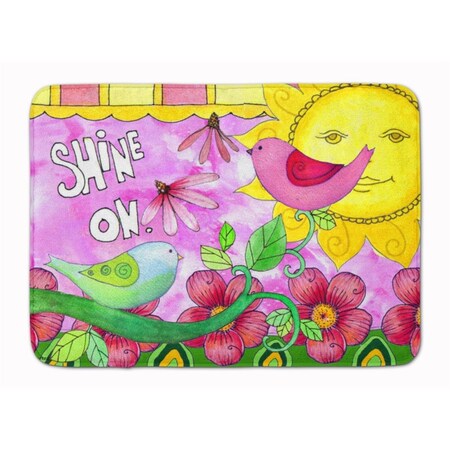 Carolines Treasures Shine on Sunshine Machine Washable Memory Foam Mat PJC1103RUG
